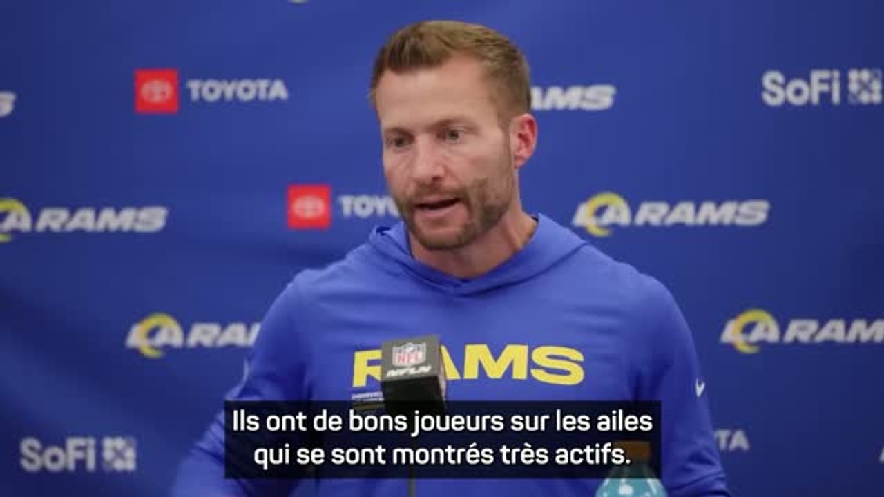 Rams - McVay : "Stafford a fait des choses dignes d'un MVP"