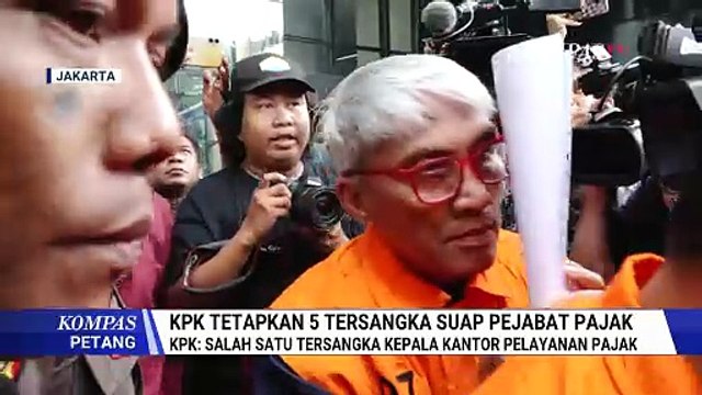 Raut Wajah 5 Tersangka Kasus Dugaan Suap Pejabat Pajak Usai Jalani Pemeriksaan | KOMPAS PETANG