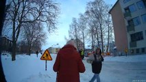 På väg till NetoNet och sen mot Centrum i Örebro 9 Jan. 2026