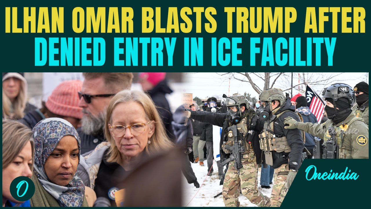 U.S. BREAKING: Ilhan Omar BLASTS Trump After ICE Blocks Democrats Visiting Minneapolis ICE Facility