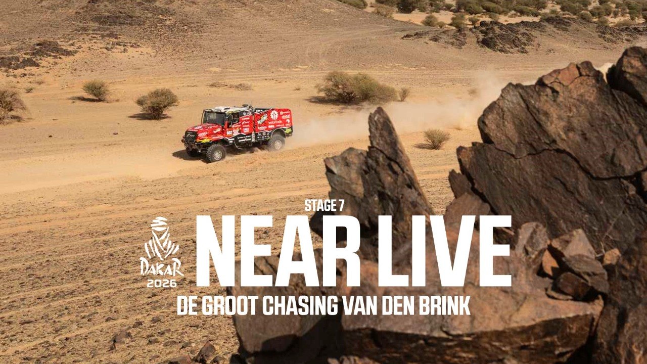 De Groot chasing Van den Brink
