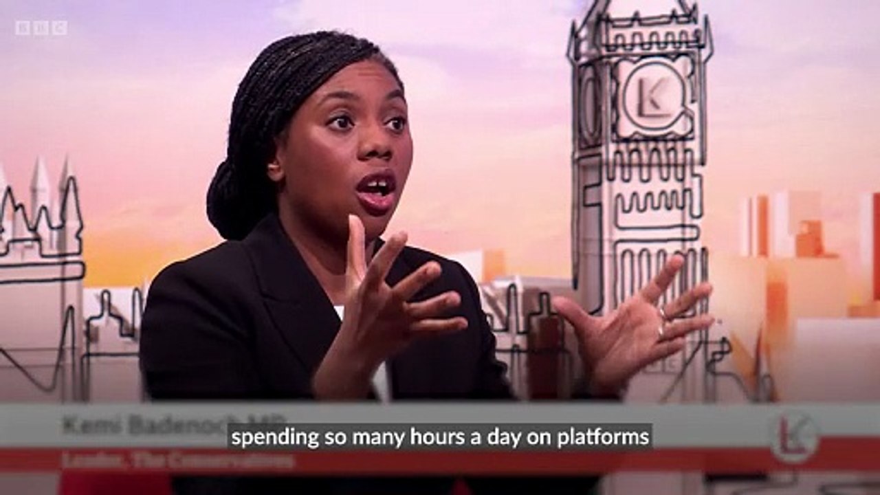 Kemi Badenoch says Tories would ban under-16s from social media