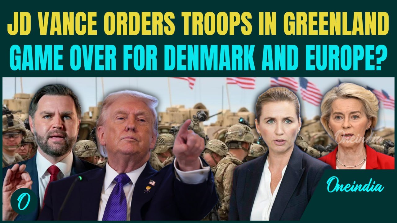 Greenland BREAKING: JD Vance DIRECTS U.S Forces in Greenland Amid Tensions With Denmark |EU in SHOCK