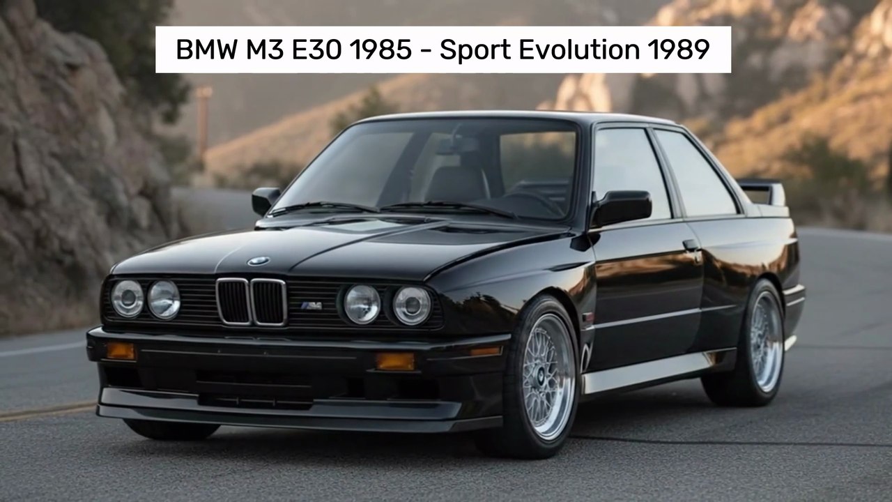 BMW M3 Evolution From E30 to G80 - A Complete Transformation (1985-2021)
