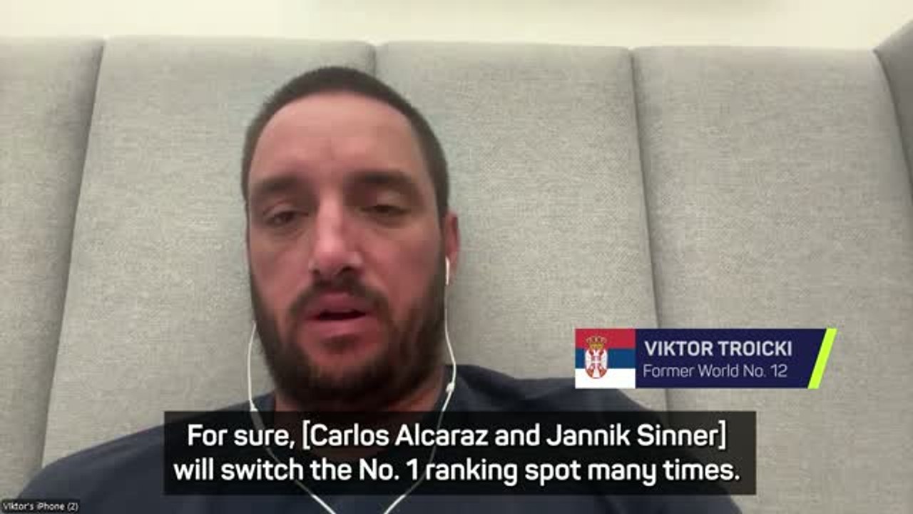 Carlos Alcaraz and Jannik Sinner set to dominate for years - Troicki