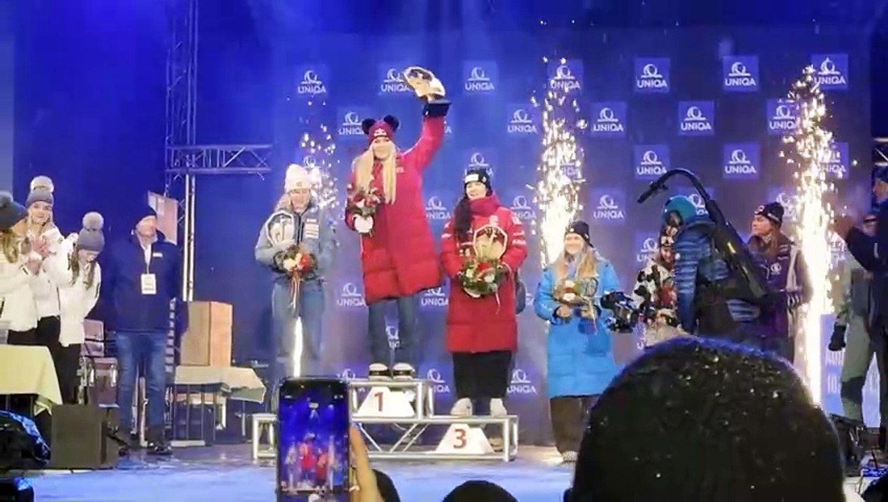 Downhill Award Ceremony Zauchensee (84th WIN)