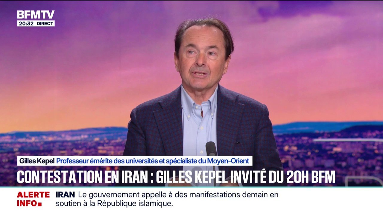 Manifestations en Iran: "L'environnement a complètement changé", observe Gilles Kepel, professeur émérite des universités et spécialiste du Moyen-Orient