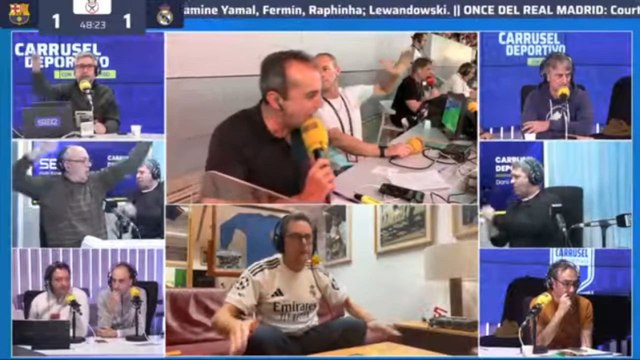 Lewandowski vuelve adelantar al Barça | FC Barcelona 2-1 Real Madrid | Audio