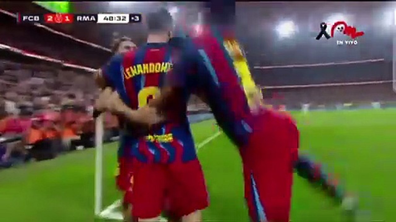 Segundo gol del Barcelona en la Final - Supercopa de España
