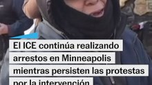 Nueva jornada de detenciones y protestas en Minneapolis