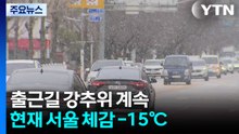[출근길 YTN 날씨 1/12] 출근길 강추위 계속...중부 중심 최대 8cm 눈, 빙판길 주의 / YTN