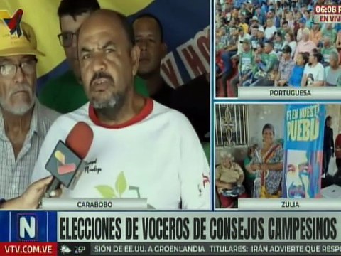 Productores y agricultores ejercieron el protagonismo en elección de vocerías de Consejos Campesinos