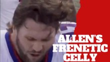 Josh Allen frenetic celebration after beating Jaguars got Bills fans excited