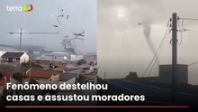 Vídeos mostram formação e passagem de tornado com ventos de 180 Km/h na Grande Curitiba