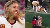 NFL: George Kittle es aplaudido por la afición de los Eagles tras la lesión que lo dejaría fuera de los playoffs