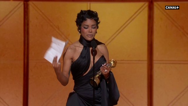 Teyana Taylor reçoit le Golden Globe du meilleur 2nd rôle féminin pour Une Bataille Après l'Autre
