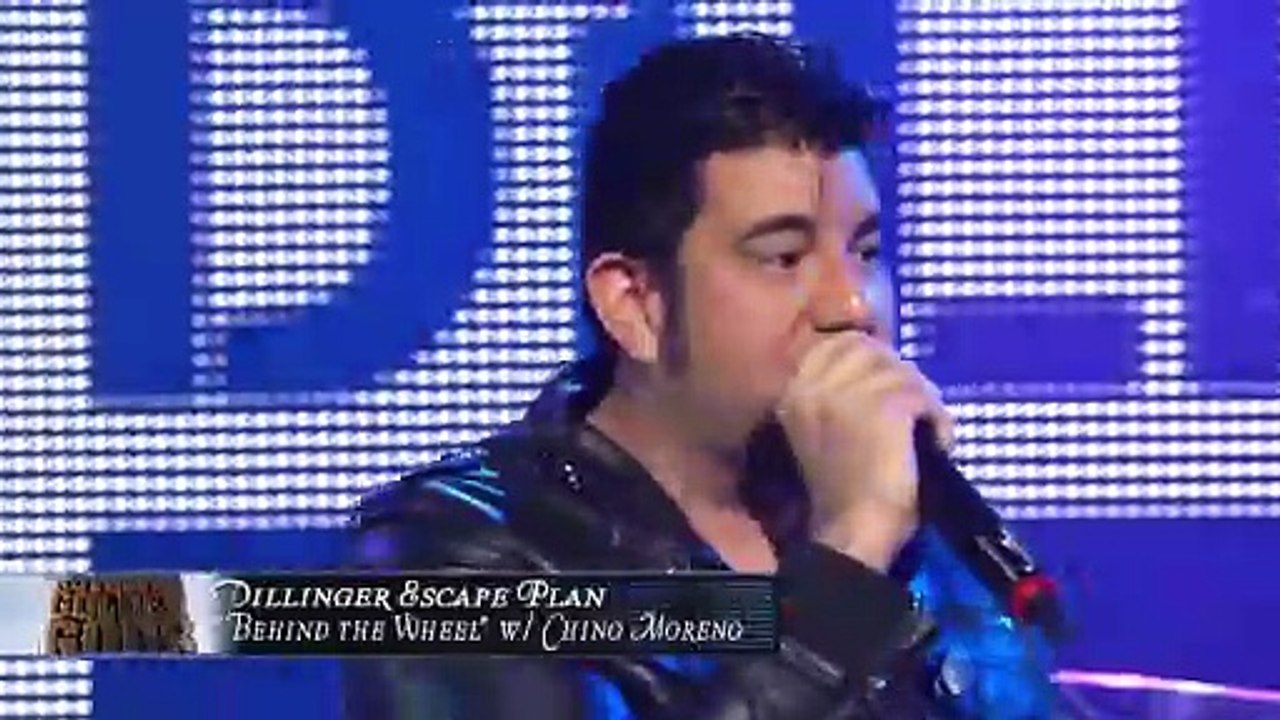Revolver Golden Gods 2013 - The Dillinger Escape Plan - Behind the Wheel ft.Chino Moreno of Deftones (Depeche Mode cover)