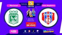 🔴 EN VIVO:  Nacional vs Unión Magdalena, partido Liga Betplay 2025 fecha 12 | Pulzo Deportes
