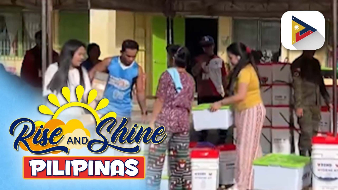 DSWD, nagbigay ng pagkain, inuming tubig at nagtayo modular tents sa mga bakwit sa Albay | ulat ni Kristine Villanueva ng Radyo Pilipinas - Albay