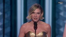 Rhea Seehorn, lauréate du Golden Globe de la meilleure actrice dans la série dramatique Pluribus