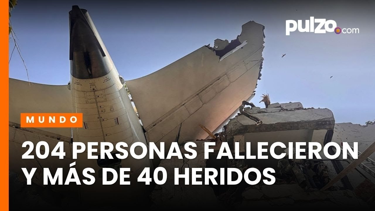 Tragedia en India: Avión se estrelló con más de 200 personas a bordo | Pulzo
