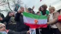La diáspora iraní se moviliza en Europa para apoyar las protestas en Teherán