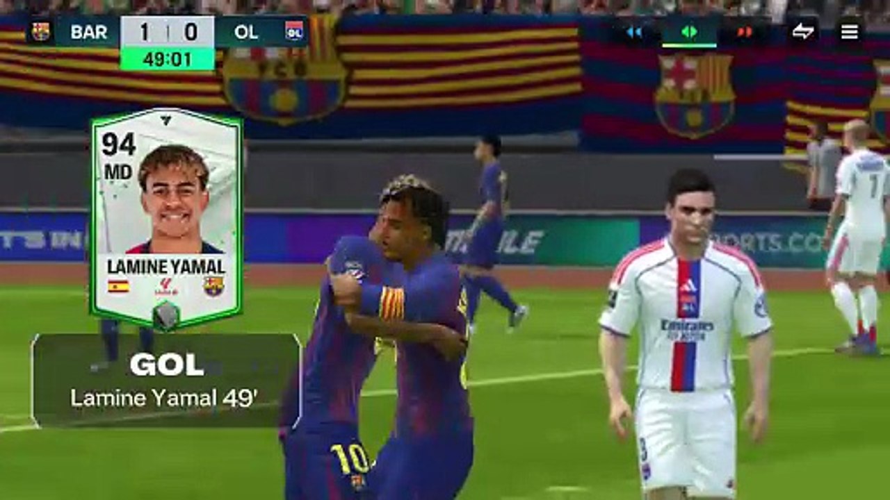 FC MOBILE 26 - CHAMPIONS LEAGUE 25/26 - BARCELONA vs. OLYMPIQUE DE LYON - ST | GAMEPLAY [60 FPS]