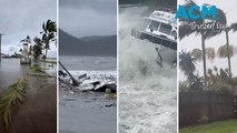 Ex-Tropical Cyclone Koji leaving path of destruction across Queensland