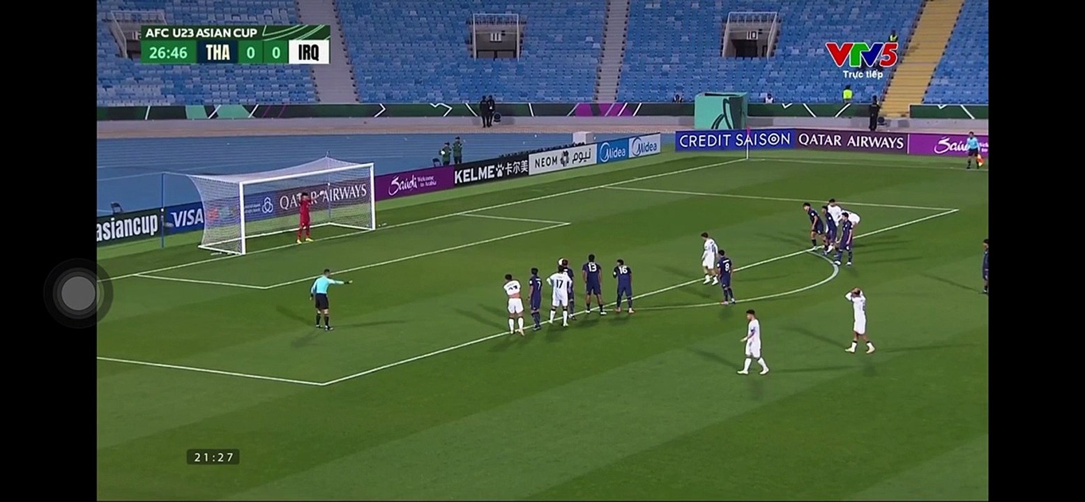 Highlight VTV5 | U23 Thái Lan 🇹🇭 1-1 U23 Iraq 🇮🇶 | Sống lại hy vọng vào TỨ KẾT | Bảng D - VCK U23 châu Á 2026