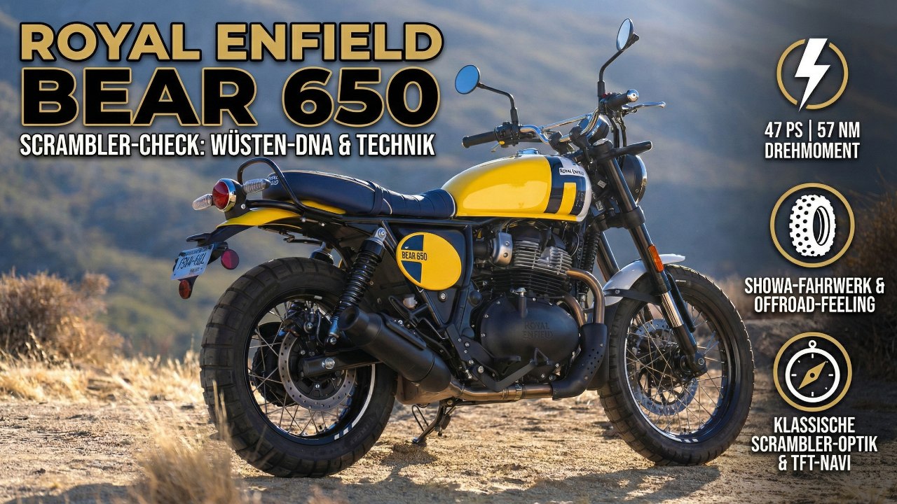 Royal Enfield Bear 650 – Alle Fakten zum Scrambler-Bike!