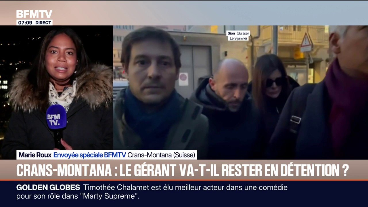 Incendie de Crans-Montana: le gérant du bar Le Constellation va-t-il rester en détention?