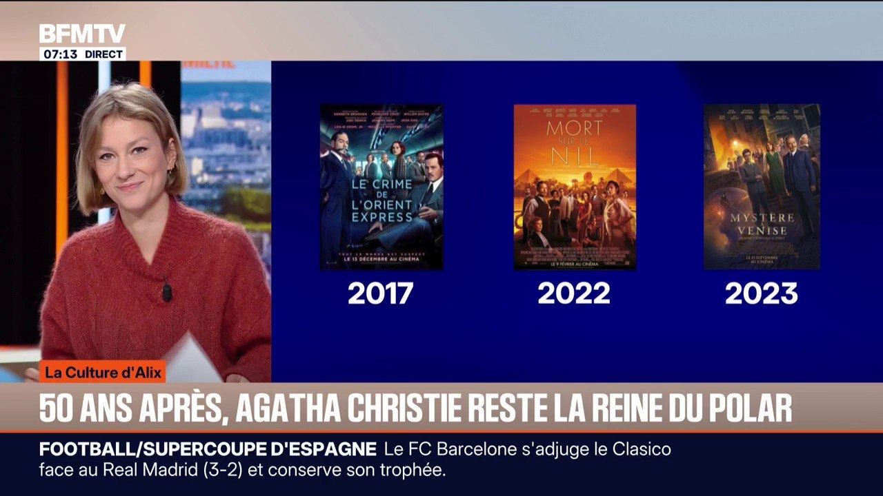 EDITO - Agatha Christie, 50 ans après son décès, continue de captiver le monde avec ses romans vendus à 4 millions d'exemplaires par an