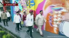 Senyum Presiden Prabowo Dengar Pantun Siswa Sekolah Rakyat Banjarbaru