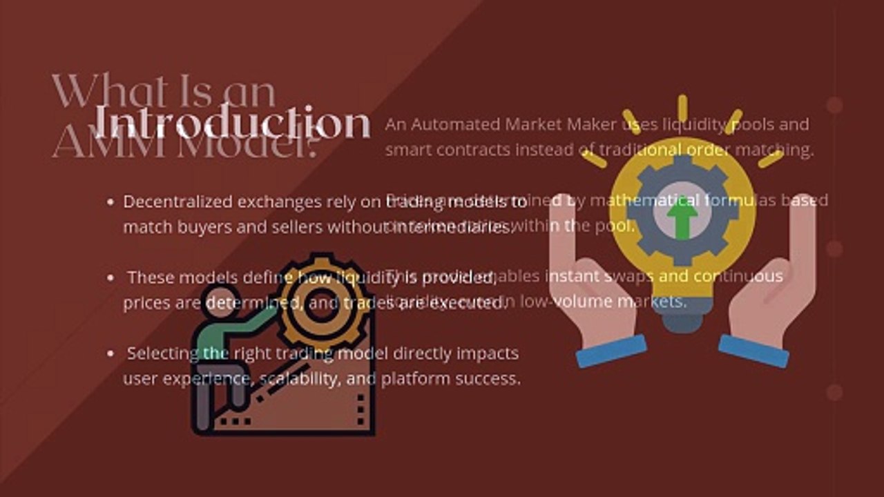 AMM vs Order AMM vs Order Book Choosing the Right Model for Decentralized Exchange DevelopmentBook