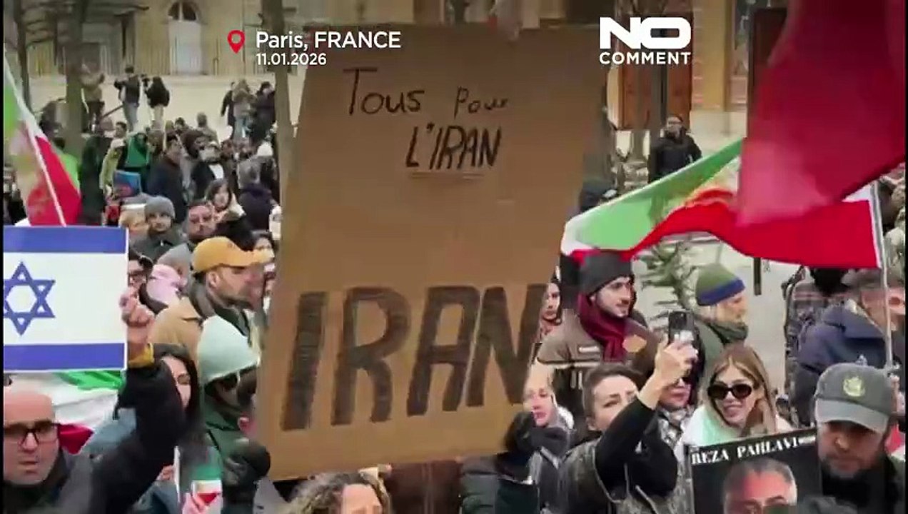 Tausende in Paris unterstützen iranische Protestierende und den Exil-Kronprinzen