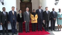 Tanzanian President Hassan meets Chinese FM Wang Yi
