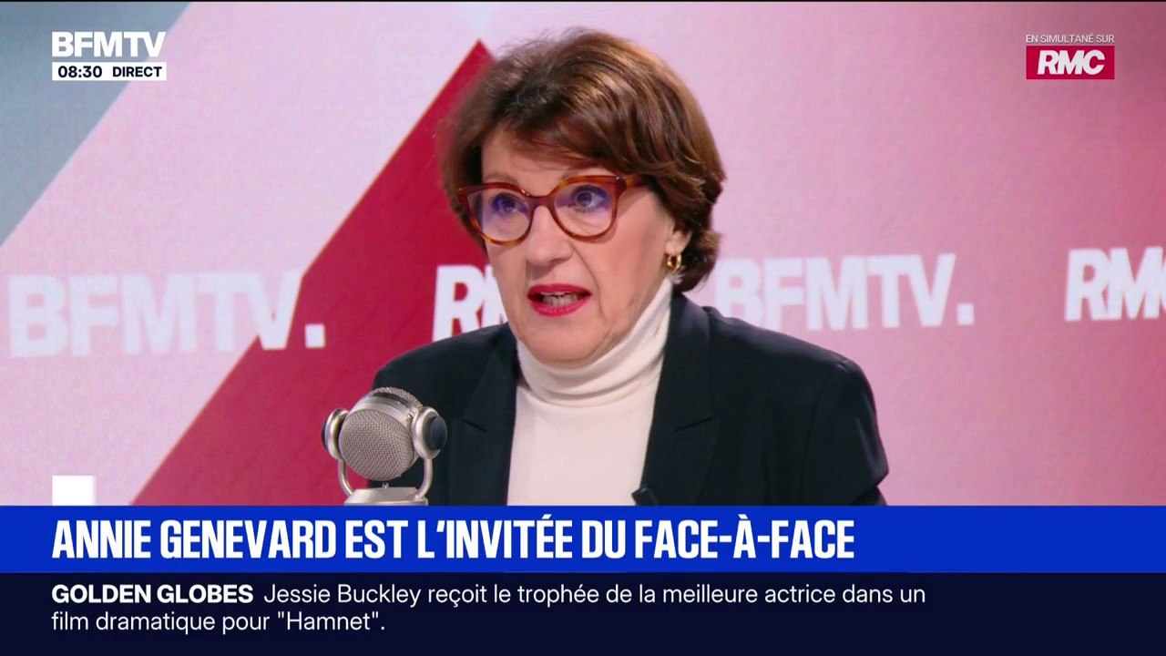 Colère des agriculteurs: "Leurs revendications sont légitimes et nous les entendons au plus haut niveau du gouvernement", assure Annie Genevard, ministre de l'Agriculture