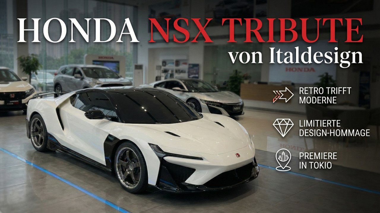 Honda NSX Tribute von Italdesign | Premiere in Tokio (TAS 2026)