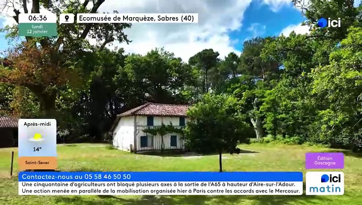 12/01/2026 - ici matin par ici Gascogne en vidéo