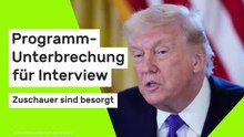 Donald Trump: Programm-Unterbrechung für Trump-Interview - Zuschauer sind besorgt