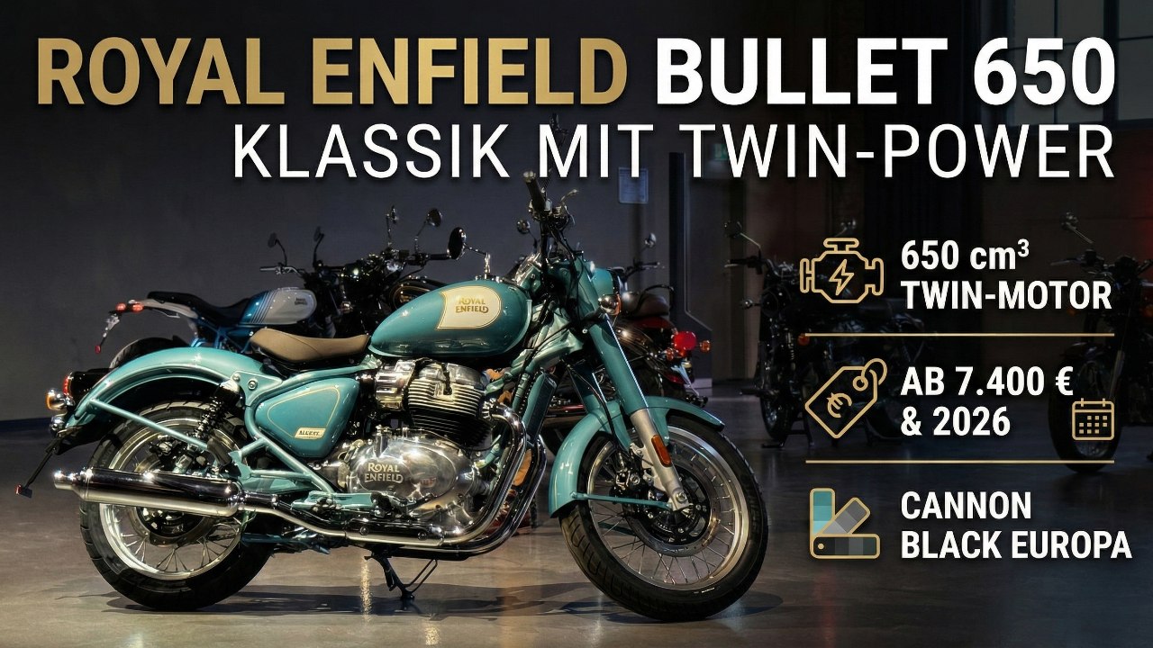 Royal Enfield Bullet 650 – Fahrspaß mit Stil