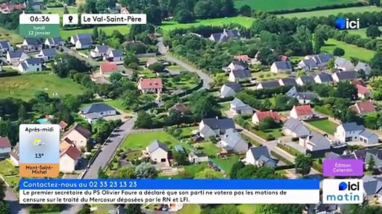 12/01/2026 - ici matin par ici Cotentin en vidéo