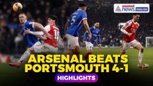 Portsmouth vs Arsenal Highlights: Gunners Cruise Into FA Cup Fourth Round With 4-1 Win