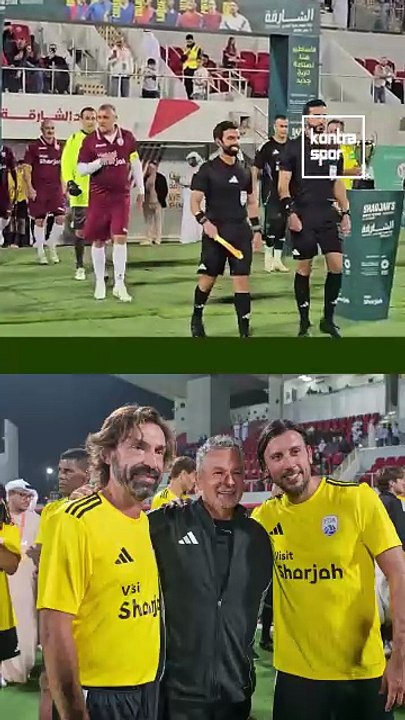 Dünya futbolunun efsane isimleri BAE'nın Şarika kentinde bir araya geldi
