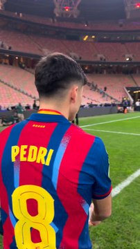 El ritual de Pedri con su padre tras cada título que gana el Barça: viral