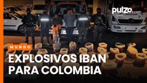 Ecuador incauta explosivos que pretendían ser usados en Colombia para atentados terroristas | Pulzo