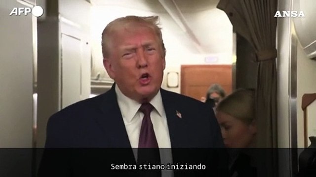 Trump: L'esercito Usa valuta opzioni molto forti per l'Iran