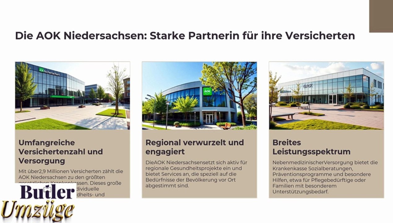 Umzugskostenübernahme AOK Niedersachsen