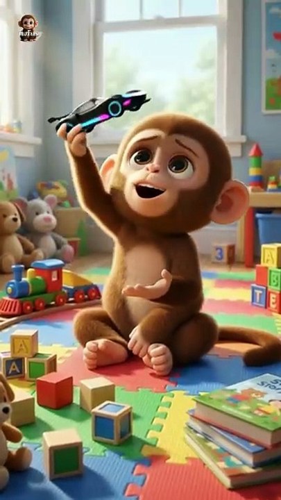 Manny the Monkey Drifts Like a Pro 🏁🐵🔥