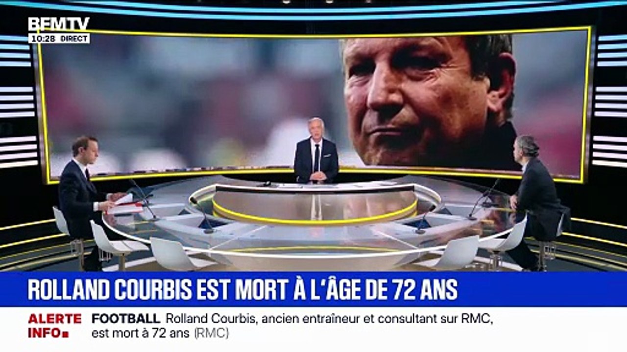 Figure du foot français, Rolland Courbis, ancien entraineur notamment de l'OM et de Bordeaux, et consultant sur RMC, est décédé à l'âge de 72 ans